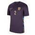 Maglie da calcio Inghilterra Kyle Walker #2 Seconda Maglia Europei 2024 Manica Corta